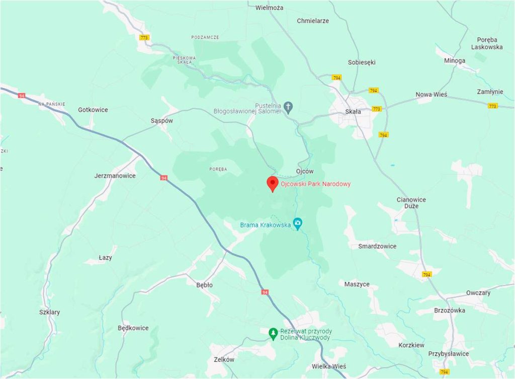 Cómo llegar al Parque Nacional de Ojców en Polonia