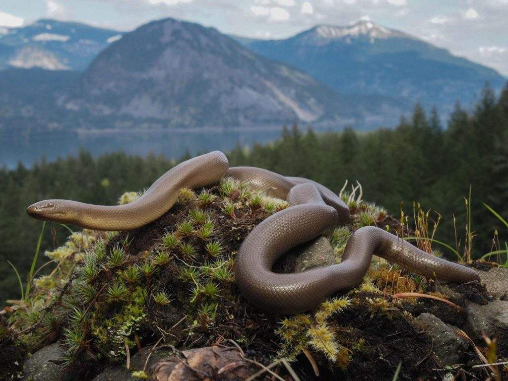 Boa de Goma del Norte (Charina bottae)