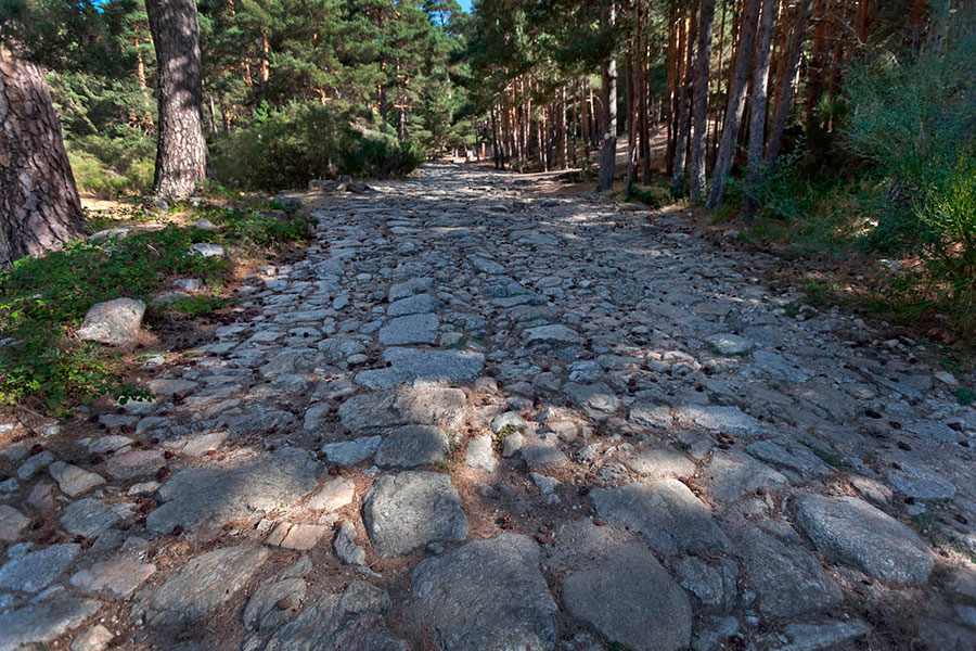 Calzada romana en Cercedilla, Madrid