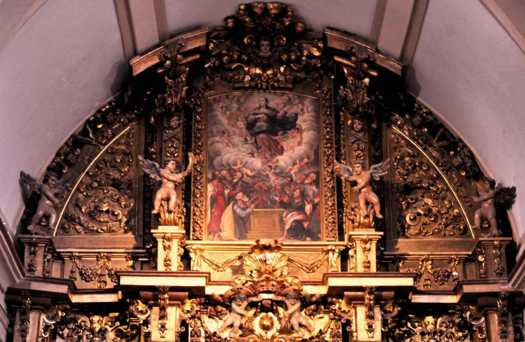 Iglesia de San Sebastián en Cercedilla, Sierra de Guadarrama Madrid, España
