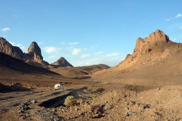 Desierto del Sáhara en el Parque Nacional Ahaggar Desierto del Sáhara en el Parque Nacional Ahaggar