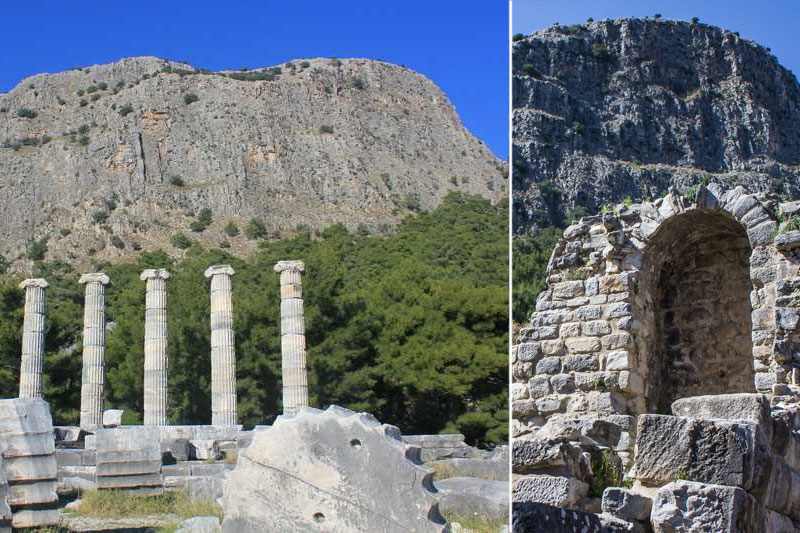 Ruinas arqueológicas de la ciudad de Priene, Turquía