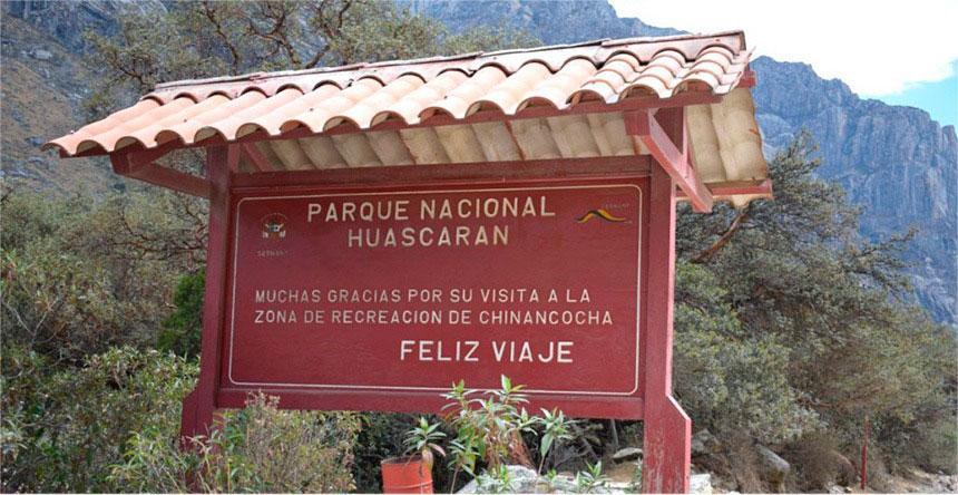 Entrée du Parc National de Huascarán