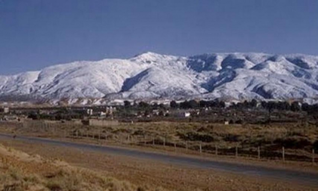 Snow-capped Mountains of Djebel Aissa National Park