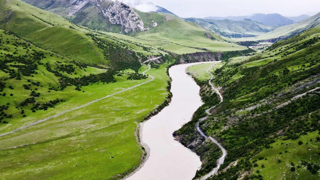 Parc national de Sanjiangyuan à Qinghai, Chine