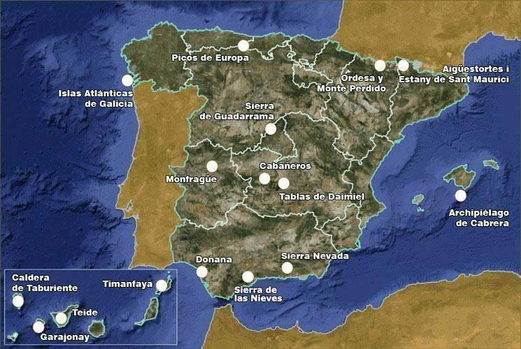 Combien de Parcs Nationaux y a-t-il en Espagne ?
